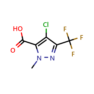 4-Chloro-1-methyl-3-(trifluoromethyl)-1H-pyrazole-5-carboxylic acid