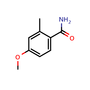 Chemical structure of 4-methoxy-2-methylbenzamide , CAS 139583-91-8, AChemBlock Y231260