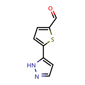 5-(1H-Pyrazol-5-yl)thiophene-2-carbaldehyde