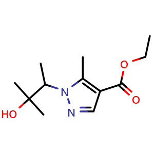 ethyl 1-(3-hydroxy-3-methylbutan-2-yl)-5-methyl-1H-pyrazole-4-carboxylate