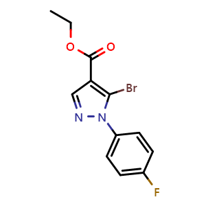 Ethyl 5-bromo-1-(4-fluorophenyl)-1H-pyrazole-4-carboxylate