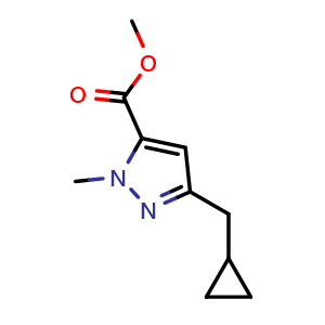 methyl 3-(cyclopropylmethyl)-1-methyl-1H-pyrazole-5-carboxylate