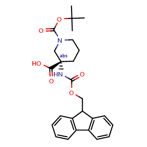 (S)-3-((((9H-fluoren-9-yl)methoxy)carbonyl)amino)-1-(tert-butoxycarbonyl)piperidine-3-carboxylic acid