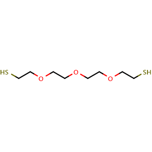 Chemical structure of Thiol-PEG4-Thiol , CAS 2781-02-4, AChemBlock Y231558