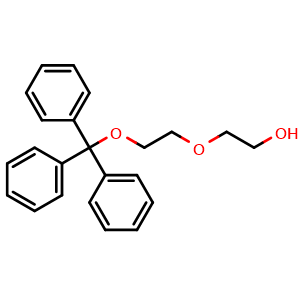 Chemical structure of Tr-PEG2-OH , CAS 105589-77-3, AChemBlock Y231573