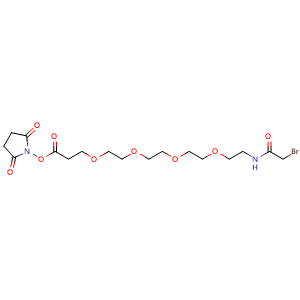 2,5-dioxopyrrolidin-1-yl 1-bromo-2-oxo-6,9,12,15-tetraoxa-3-azaoctadecan-18-oate