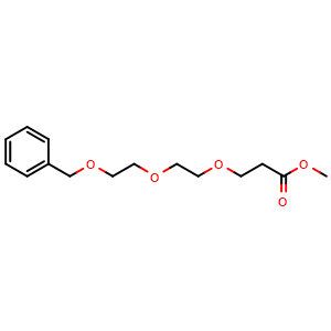 Chemical structure of Benzyl-PEG2-methyl ester , CAS 127457-61-8, AChemBlock Y231617