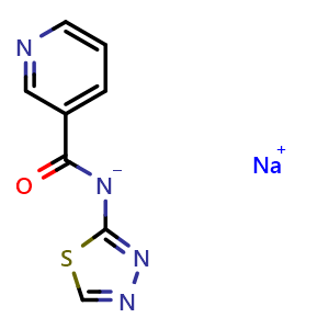 Chemical structure of TGN-020 (sodium) , CAS 1313731-99-5, AChemBlock Y231630