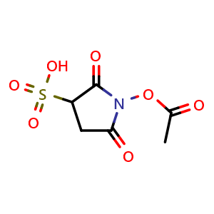 Chemical structure of Sulfo-NHS-Acetate , CAS 152305-87-8, AChemBlock Y231697