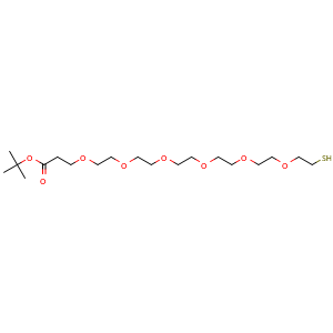 Thiol-PEG6-t-butyl ester
