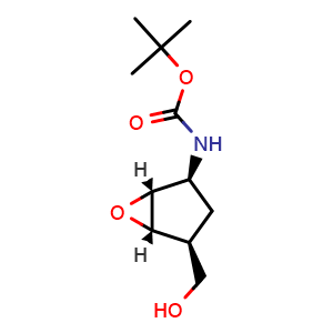 tert-butyl rel-N-[(1S,2R,4R,5R)-4-(hydroxymethyl)-6-oxabicyclo[3.1.0]hexan-2-yl]carbamate