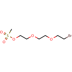 Chemical structure of Bromo-PEG3-MS , CAS 2702323-73-5, AChemBlock Y231885