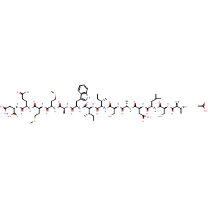 Chemical structure of Disitertide acetate , CAS 2922280-23-5, AChemBlock Y231908