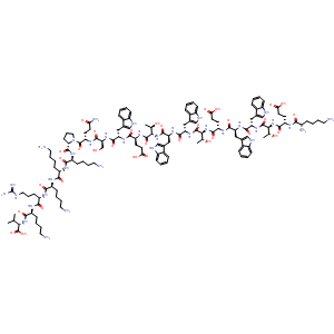 Chemical structure of Pep-1 (uncapped) , CAS 395069-86-0, AChemBlock Y231937
