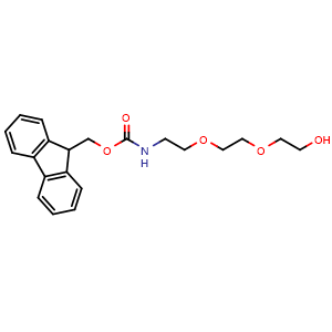 Chemical structure of Fmoc-PEG3-alcohol , CAS 560088-66-6, AChemBlock Y231962