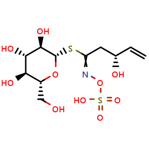Chemical structure of Progoitrin , CAS 585-95-5, AChemBlock Y231969