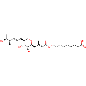 9-(((E)-4-((2S,3R,4R,5S)-3,4-Dihydroxy-5-((4R,5S,E)-5-hydroxy-4-methylhex-2-en-1-yl)tetrahydro-2H-pyran-2-yl)-3-methylbut-2-enoyl)oxy)nonanoic acid