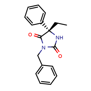 (5S)-3-Benzyl-5-ethyl-5-phenylimidazolidine-2,4-dione