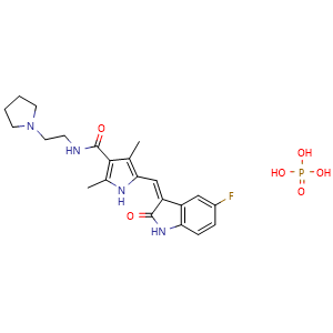 (Z)-5-((5-fluoro-2-oxoindolin-3-ylidene)methyl)-2,4-dimethyl-N-(2-(pyrrolidin-1-yl)ethyl)-1H-pyrrole-3-carboxamide phosphate