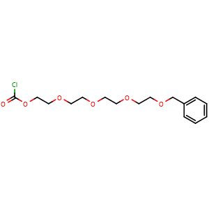 1-Phenyl-2,5,8,11-tetraoxatridecan-13-yl carbonochloridate