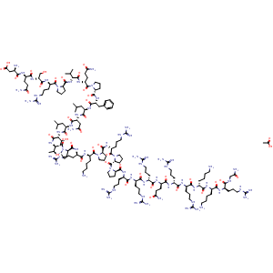Chemical structure of D-JNKI-1 acetate , AChemBlock Y232239