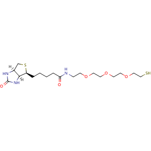 N-(2-(2-(2-(2-mercaptoethoxy)ethoxy)ethoxy)ethyl)-5-((3aS,4S,6aR)-2-oxohexahydro-1H-thieno[3,4-d]imidazol-4-yl)pentanamide