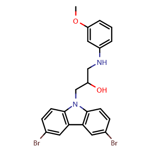 Chemical structure of P7C3-Ome , CAS 313268-18-7, AChemBlock Y232468
