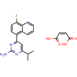 Chemical structure of RS-127445 maleate , CAS 199864-88-5, AChemBlock Y232494