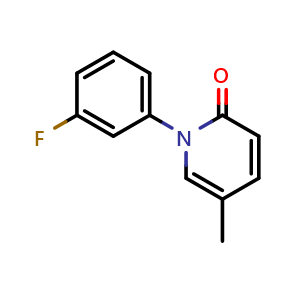 Chemical structure of Fluorofenidone , CAS 848353-85-5, AChemBlock Y232511