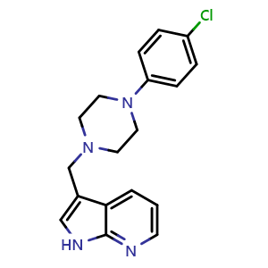 Chemical structure of L-745870 , CAS 158985-00-3, AChemBlock Y232535