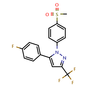 Chemical structure of SC-58125 , CAS 162054-19-5, AChemBlock Y232539