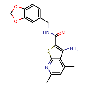 Chemical structure of VU0152099 , CAS 612514-42-8, AChemBlock Y232557