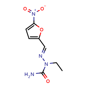 Chemical structure of Nifursemizone , CAS 5579-89-5, AChemBlock Y232589