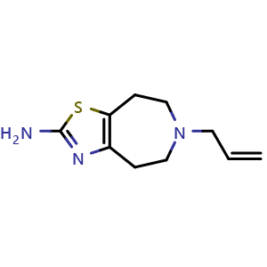 Chemical structure of Talipexole , CAS 101626-70-4, AChemBlock Y232593