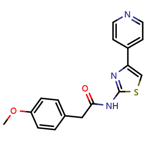 Chemical structure of WAY-624704 , CAS 692869-38-8, AChemBlock Y232629