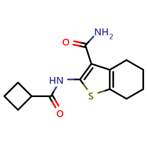 Chemical structure of WAY-345989 , CAS 612829-80-8, AChemBlock Y232641
