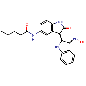 Chemical structure of DRAK2-IN-16 , CAS 871837-60-4, AChemBlock Y232659