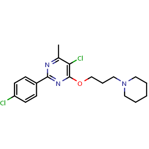 Chemical structure of Sigma-1 receptor antagonist 1 , CAS 1639220-19-1, AChemBlock Y232664