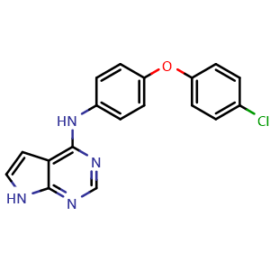 Chemical structure of TTBK1-IN-2 , CAS 2765453-51-6, AChemBlock Y232697