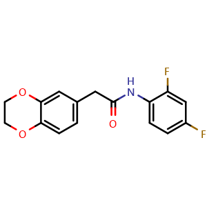 Chemical structure of WAY-649123 , CAS 801244-46-2, AChemBlock Y232730