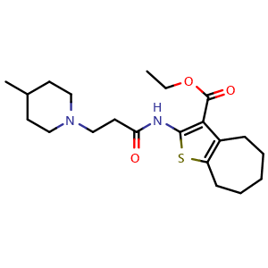 Chemical structure of WAY-608284-A , CAS 381731-49-3, AChemBlock Y232779