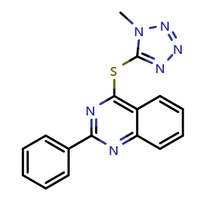 Chemical structure of WAY-647766 , CAS 851168-98-4, AChemBlock Y232790