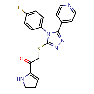 Chemical structure of WAY-642424 , CAS 851396-73-1, AChemBlock Y232801