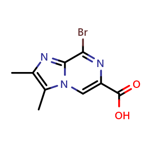 8-bromo-2,3-dimethylimidazo[1,2-a]pyrazine-6-carboxylic acid