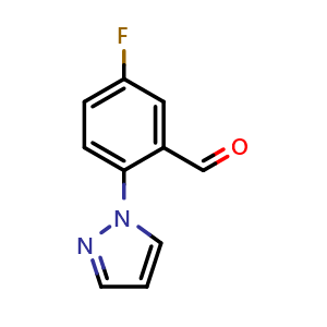 5-Fluoro-2-(1H-pyrazol-1-yl)benzaldehyde