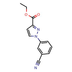 Ethyl 1-(3-cyanophenyl)-1H-pyrazole-3-carboxylate