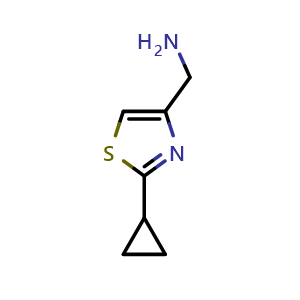 (2-Cyclopropylthiazol-4-yl)methanamine