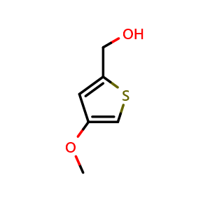 Chemical structure of (4-Methoxythiophen-2-yl)methanol , CAS 118988-81-1, AChemBlock Y232886
