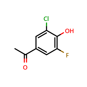 1-(3-Chloro-5-fluoro-4-hydroxyphenyl)ethan-1-one