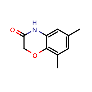 Chemical structure of 6,8-Dimethyl-3,4-dihydro-2h-1,4-benzoxazin-3-one , CAS 6239-01-6, AChemBlock Y232999